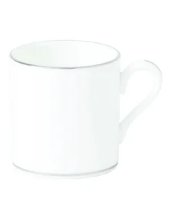 Wedgwood Signet Platinum Coffee Cup WHITE Tea Cups & Saucers