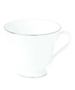 Wedgwood Signet Platinum Teacup WHITE Tea Cups & Saucers