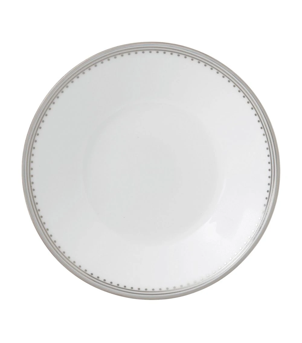 Wedgwood Vera Wang Grosgrain Tea Saucer (14cm) WHITE Tea Cups & Saucers