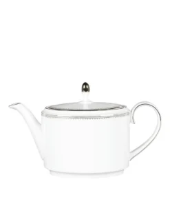 Wedgwood Vera Wang Grosgrain Teapot WHITE Teapots