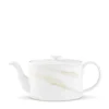 Wedgwood Vera Wang Venato Imperial Beverage Pot WHITE Teapots