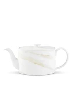 Wedgwood Vera Wang Venato Imperial Beverage Pot WHITE Teapots