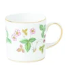 Wedgwood Wild Strawberry Can Coffee Cup MULTI Tea Cups & Saucers