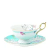 Wedgwood Wonderlust Apple Blossom Teacup and Saucer MULTI Tea Cups & Saucers