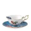 Wedgwood Wonderlust Sapphire Garden Teacup and Saucer MULTI Tea Cups & Saucers